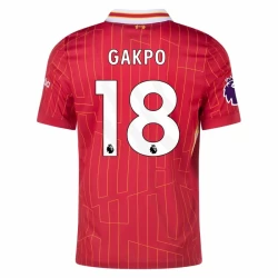 Liverpool FC Cody Gakpo #18 Voetbalshirt 2024-25 Thuistenue Heren